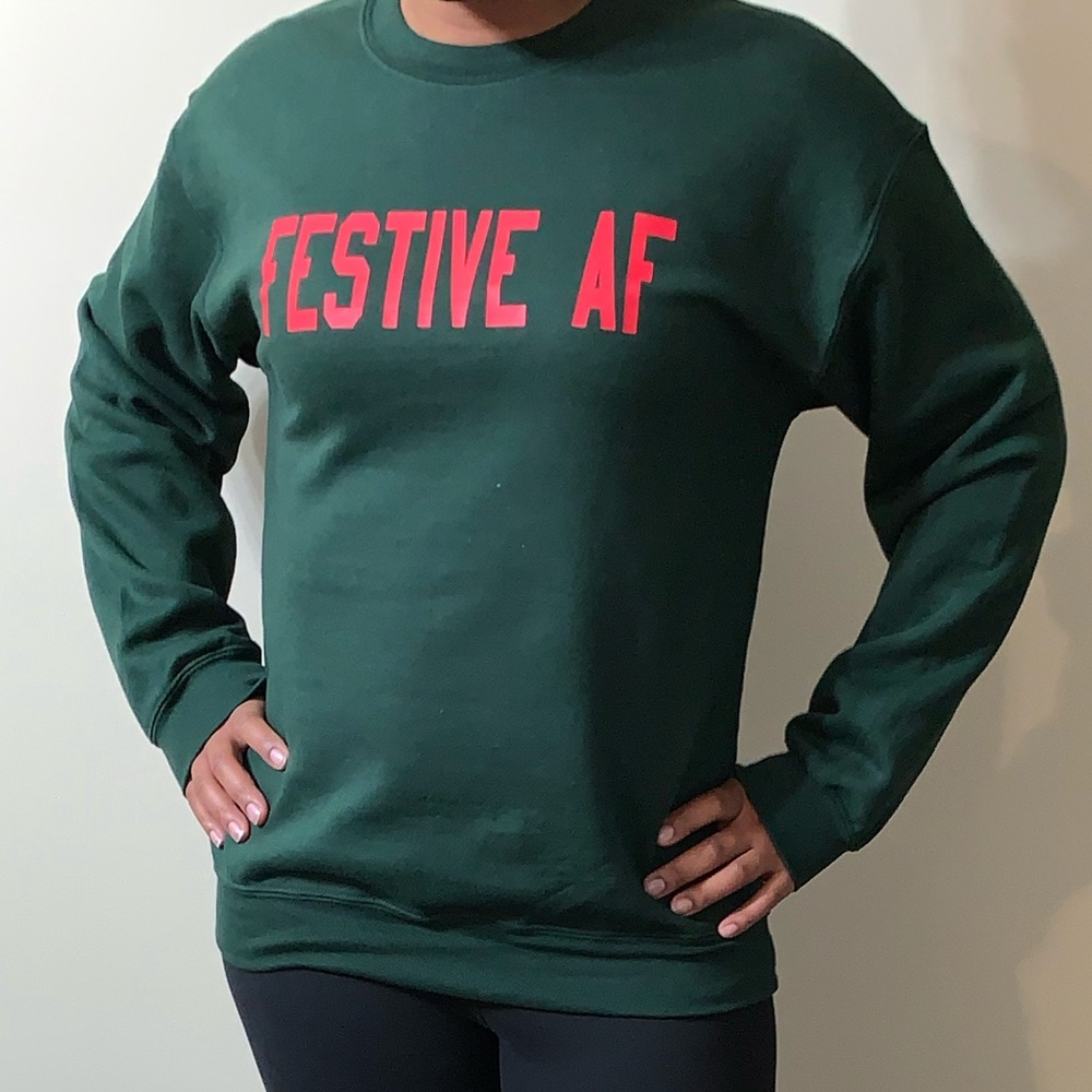 GIRLS/WOMENS BOYFRIEND CHRISTMAS PULLOVER